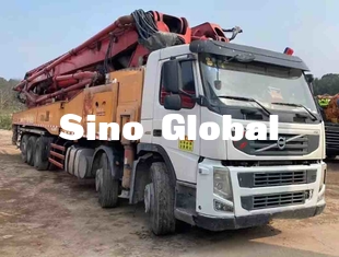 Sany 62M использовало конкретный насос с моделью 2013 шасси Volvo