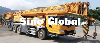2-ой кран XCMG руки 25 тонн, использовал тележку установил диаметр кранов 21m поворачивая