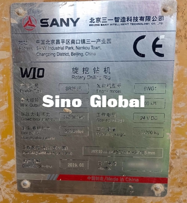 300KW Sany использовало роторную силу SR365 2019 двигателя буровой установки
