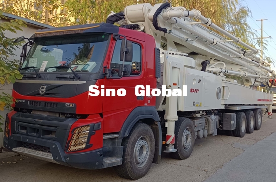 XCMG, Сани, тележки насоса Зумлион Устанавливать-конкретные с шасси Volov Isuzu Бенц Мерседес