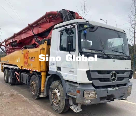 Sany 56M использовало тележку конкретного насоса с моделью 2013 шасси Benz Мерседес