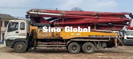 Сани 46M использовало тележку конкретного насоса с шасси Euro3/14.256L Isuzu