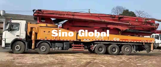 Sany 62M использовало конкретный насос с моделью 2013 шасси Volvo