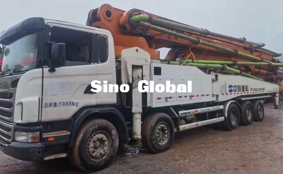 Zoomlion 63M использовало тележку конкретного насоса с шасси Scania с моделью 2013