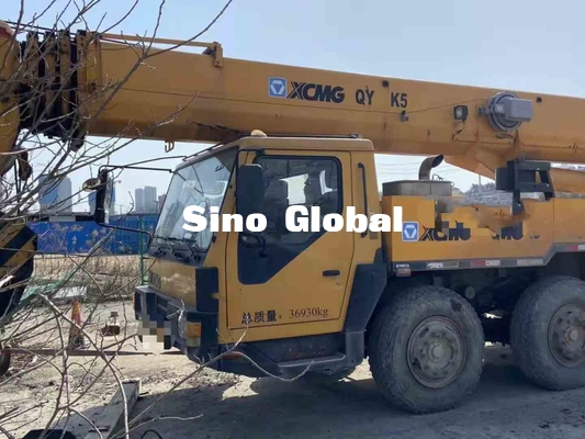 подержанная тележка заграждения XCMG, кран Сани QY35K5 тележки 35 тонн