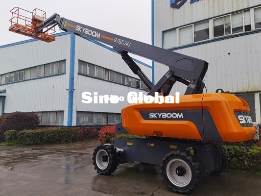 Высота деятельности подъема 29.8m заграждения SKYBOOM GTBZ-28J дизельная телескопичная